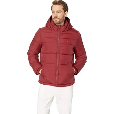 Afbeelding van Tommy Hilfiger Klassieke donsjack met capuchon (standaard en grote maat). Alternatieve donsjas voor heren