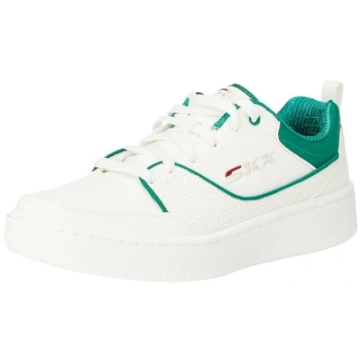 Afbeelding van Skechers Sport Court 92 Ottoman 232472 WGR, Mannen, Wit, Sneakers,Sportschoenen, maat: 42,5