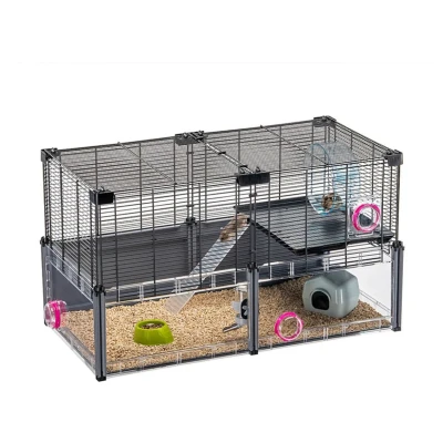 Afbeelding van Ferplast Multipla Hamster Dierenverblijf 72.50x37.50x42 cm Zwart