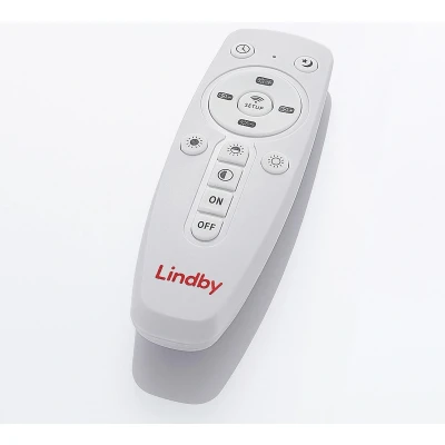 Afbeelding van Lindby LED paneel CCT 1licht kunststof, aluminium H: 7.3 cm wit, zilver Inclusief lichtbron