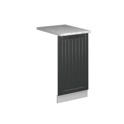 Afbeelding van Vicco Fame LineVoorpaneel vaatwasser 45 cm , WB Marmer Antraciet landhuis