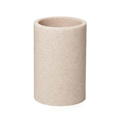 Afbeelding van TATAY Bora badbeker, polyresin, BPA vrij, kleur beige. Afmetingen: 7,2 x 10,7 cm