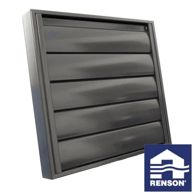Afbeelding van Renson Opbouw Dampkaprooster Ral 7016 Antraciet 210 x mm