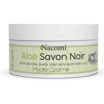 Afbeelding van Nacomi Black Soap Savon Noir Aloe 125gr