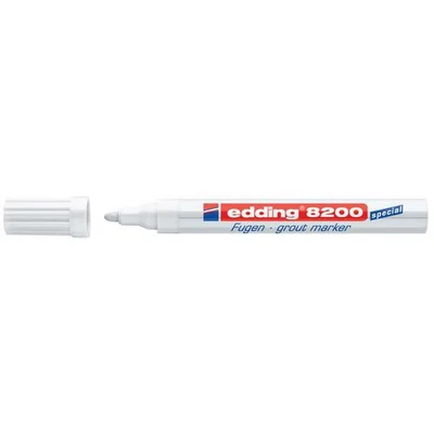 Afbeelding van Edding 4 8200 1 1049 voegenmarker, 2 mm, wit