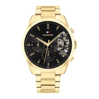 Afbeelding van Tommy Hilfiger TH1710447 Horloge Heren 44 mm Goudkleurig