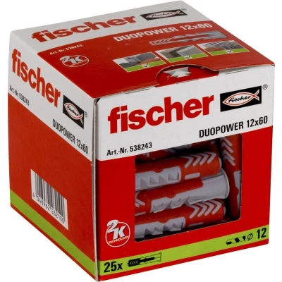 Afbeelding van Fischer duopower pluggen 12x60 25 stuks