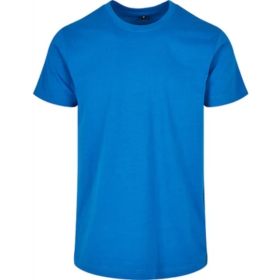 Afbeelding van Herenshirt &#039;Basic Round Neck&#039; met korte mouwen Cobalt Blue 3XL