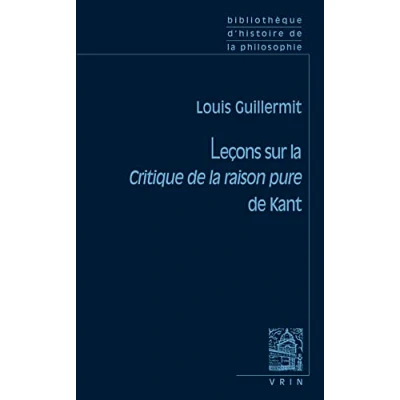 Afbeelding van Lecons Sur la Critique de Raison Pure Kant
