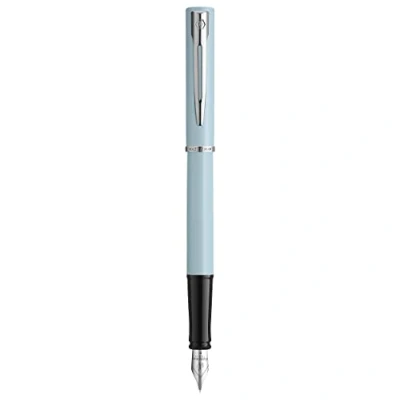 Image de WATERMAN Allure Pastel Stylo plume, bleu pastel, plume fine, encre bleue, Coffret cadeau