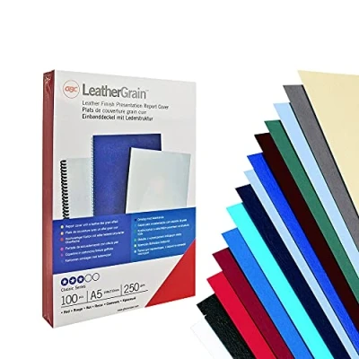 Afbeelding van GBC LederGrain bekledingsmateriaal, Accessoires voor bindmachines, Beige