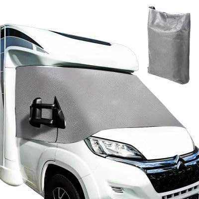 Afbeelding van Zonneklep camping Car Fiat Ducato, voorruitafdekking, geschikt voor Ducato model type X250 X290, bescherming van de privacy, uv bescherming, thermisch tapijt, gordijn binnen, auto