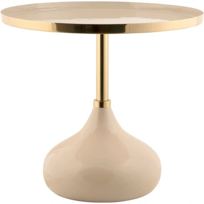 Afbeelding van Leitmotiv Bijzettafel Mila Large Grijs 50x50x48cm