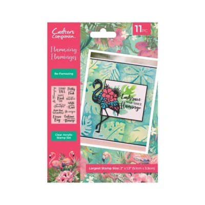 Afbeelding van CC Flamazing Flamingos Clearstamp Be