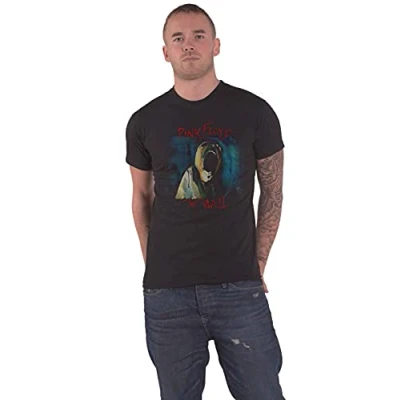 Afbeelding van Pink Floyd The Wall Scream Heren T shirt S Zwart