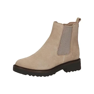 Afbeelding van Caprice Korte laarzen, Dames, Maat: 37, Sand suede Leer