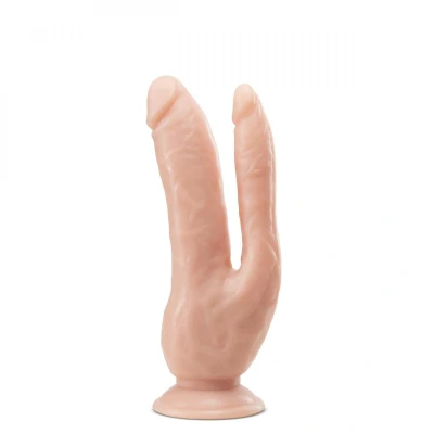 Afbeelding van Dr. Skin Dubbele Dildo 21 cm Vanilla