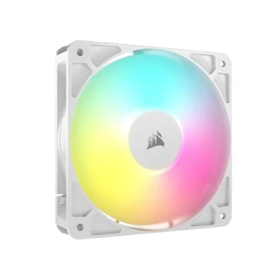 Image de Ventilateur Argb 120Mm Corsair Rs120 Blanc Refroidissement Performant Et Effets Lumineux