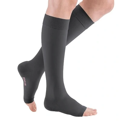 Afbeelding van medi VEN PLUS CCL2 AD Normale compressiekousen zonder teenpunt, antraciet