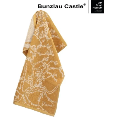 Afbeelding van Bunzlau Castle Almond Blossom Keukendoek Van Biologisch Katoen 60 Cm X 50 Mosterd