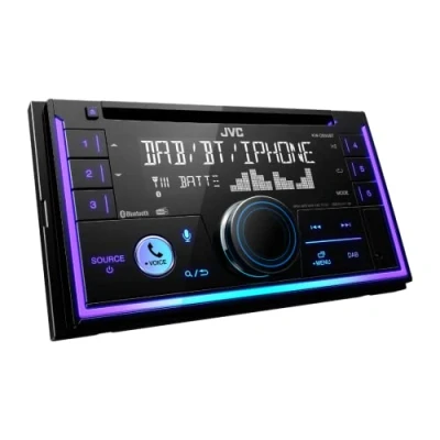 Image de Autoradio Jvc 2 Din Kw Db95Bt Cd Usb Ipod Bluetooth Dab+