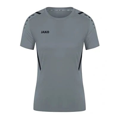 Afbeelding van JAKO Shirt Challenge Steengrijs/zwart