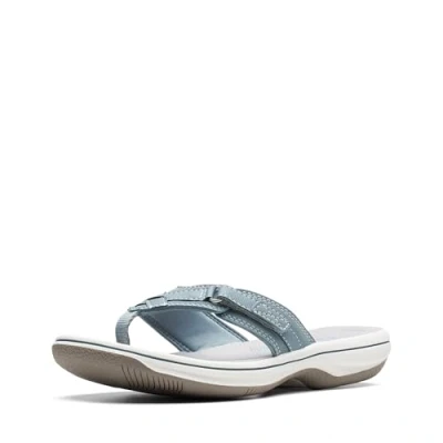 Afbeelding van Clarks Breeze Sea, damessandalen, Blauw Grijs Synthetisch