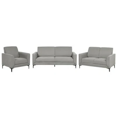 Afbeelding van Beliani FENES Woonkamerset Grijs Polyester