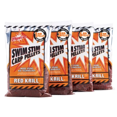 Afbeelding van Dynamite Baits Swim Stim Carp Pellets (900g) Red Krill Maat : 3mm