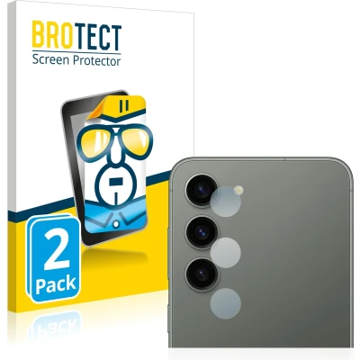 Afbeelding van BROTECT Screenprotector voor Samsung Galaxy S23 (ALLEEN Camera Lens) Folie Beschermfolie transparant (2 Stuks)