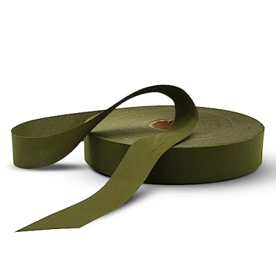 Afbeelding van DOJA Barcelona 1 rol biasband, 100 m, breedte 50 mm, groene polyesterband, biasband per meter, voor naaien, naaien en korte witte