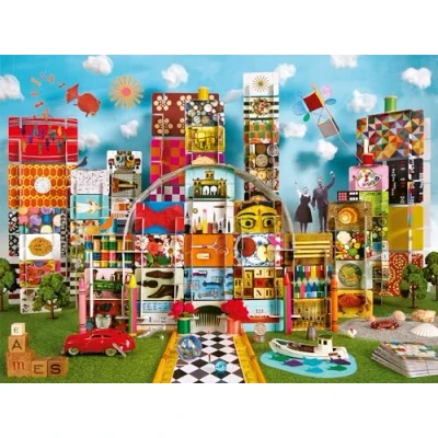 Afbeelding van Ravensburger Eames Kaartenhuis Fantasie (1500 onderdelen)