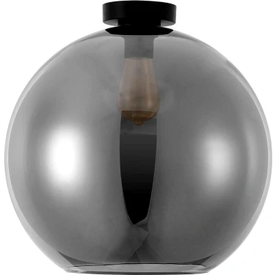 Afbeelding van Artdelight Plafondlamp Marino Ø 40 cm rook glas zwart