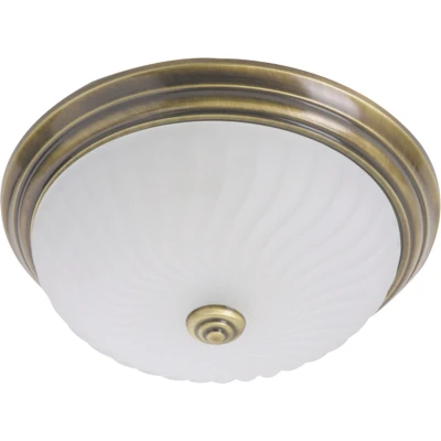 Afbeelding van Plafondlamp Steinhauer Ø30cm Plafond en wandlamp Brons