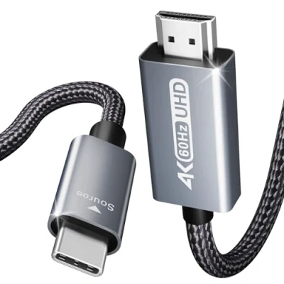 Afbeelding van Benfei USB C naar HDMI Kabel 1.8M 4K Ultra HD 60hz Zilver