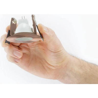 Afbeelding van Integral Evofire Mini Inbouwspot Ø6.4cm Koper IP65 Zaagmaat 4.5cm Voor MR11 GU4 of PAR11 GU10 Ø3.5cm