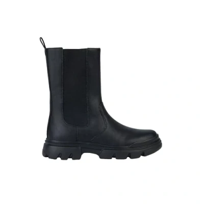 Afbeelding van Geox Junette Korte laarzen voor kinderen, Maat: 36, Black Leer