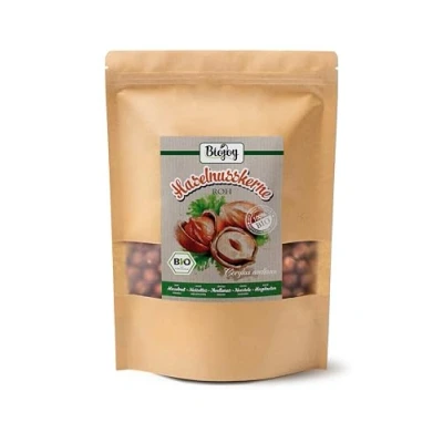 Afbeelding van Biojoy Biologische hazelnoten (1 kg), heel en zonder schaal
