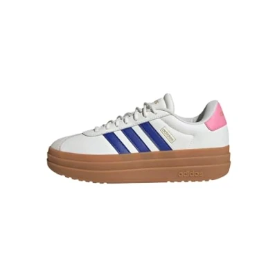 Afbeelding van adidas Vl Court Bold Shoes damesschoenen, Core White Semi Lucid Blue Bliss Pink