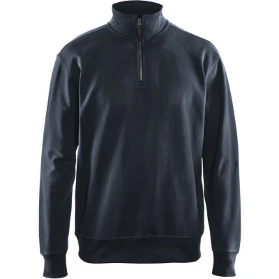 Afbeelding van Blaklader Sweatshirt met halve rits 3369 1158 Donker marineblauw XXL