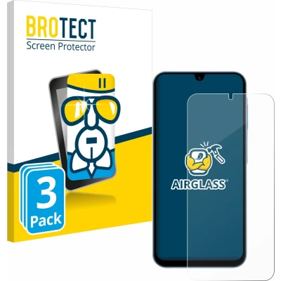 Afbeelding van BROTECT Screenprotector voor Samsung Galaxy A15 5G Folie Beschermfolie Beschermglas transparant (3 Stuks)