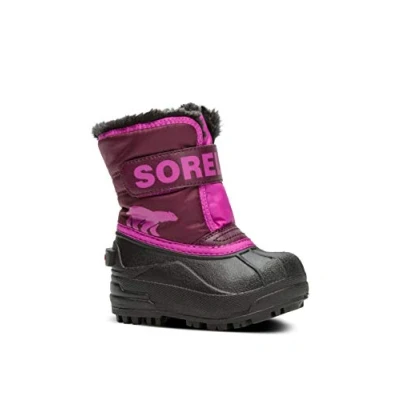 Afbeelding van Sorel Snow Commander Waterdichte winterlaarzen, uniseks, kinderen, Paars Dahlia X Groovy Roze