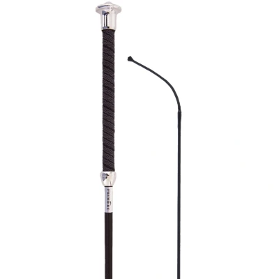 Afbeelding van Premiere Dressuurzweep Gemini Antislip Zwart 100cm