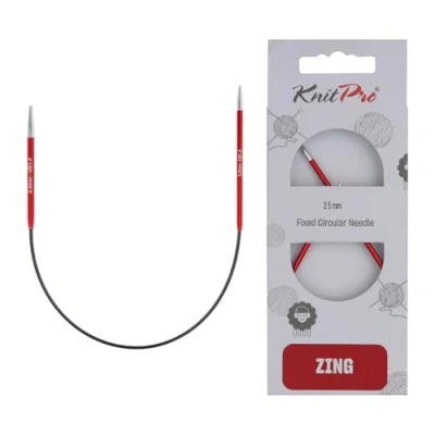 Afbeelding van KnitPro Zing rondbreinaalden 25cm 2.50mm.