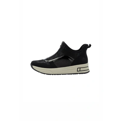 Afbeelding van Rieker Sneakers hoog, Dames, Maat: 43, Schwarz Schoenen