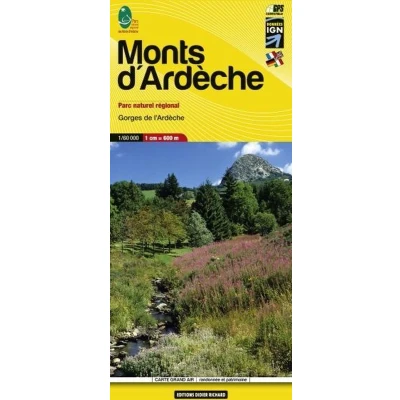 Afbeelding van Libris Wanderkarte 11. Monts d&#039;Ardèche 1 : 60 000