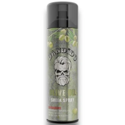 Afbeelding van Bandido Sheen Spray Olive 500ml (haarspray met glans)