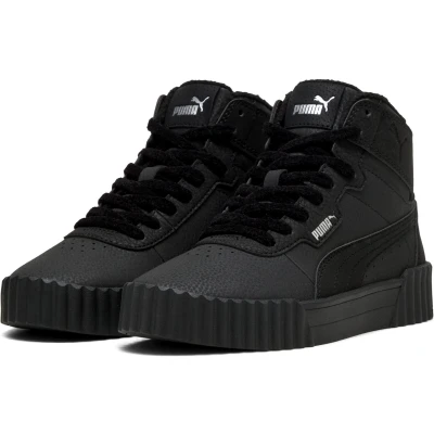 Afbeelding van Puma Carina 3.0 Mid WTR Dames Sneakers Black Silver