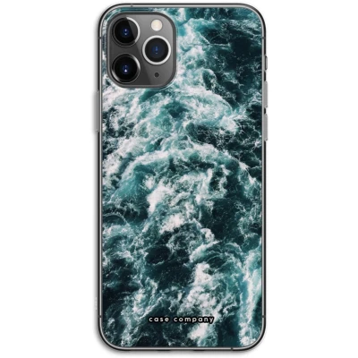 Afbeelding van Case Company® hoesje geschikt voor iPhone 11 Pro Zee golf Soft Cover Telefoonhoesje Bescherming aan alle Kanten en Schermrand
