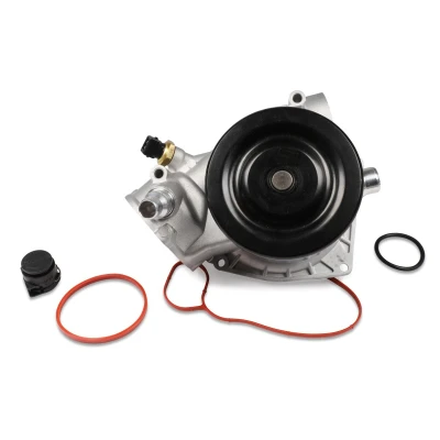 Afbeelding van HEPU P415 waterpomp Met pakking, toebehoren Koelmiddeltemp sensor verbouwt in behuising van de Mechanisch Kunststof BMW: 5 Saloon